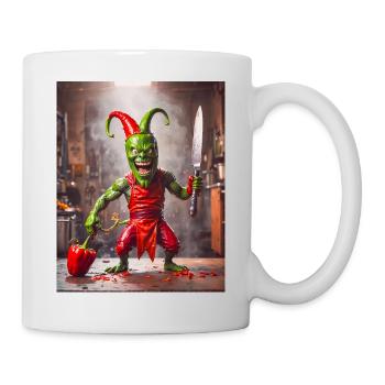 vegetables Apocalypse Monster chili harlequin - Mug - white - Right