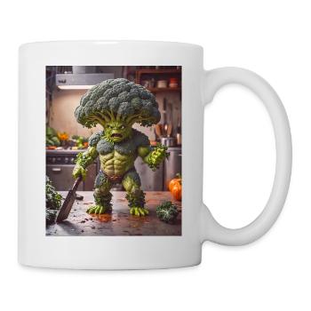Gemüse Apocalypse Monster Mutant Brocoli - Tasse - Weiß - Rechts