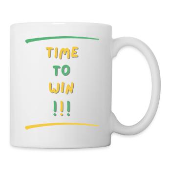 TIME TO WIN - Tasse - Weiß - Rechts