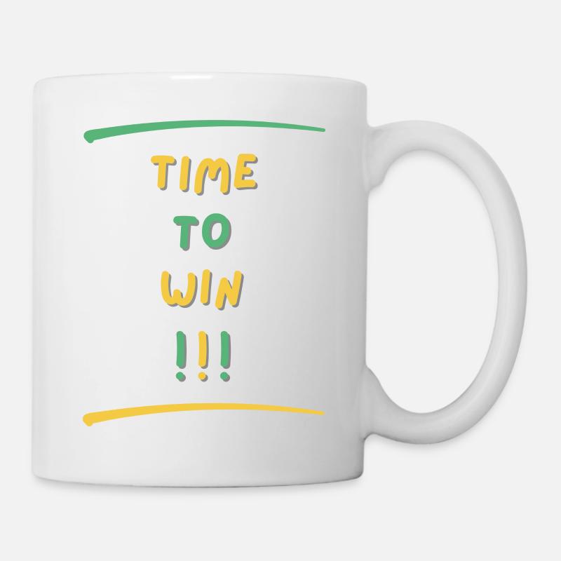 TIME TO WIN - Tasse - Weiß