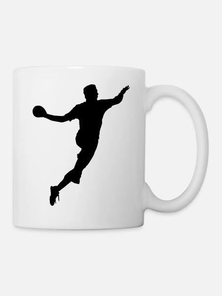 handballer - Tasse - Weiß
