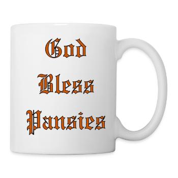 GodBlessPansies - Mug - white - Right