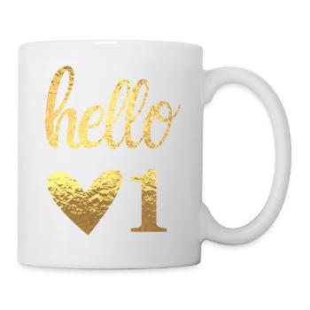 Hello 1 - Mug blanc - blanc - Droite