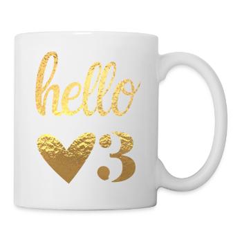 Hello 3 - Mug blanc - blanc - Droite