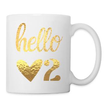 Hello 2 - Mug blanc - blanc - Droite