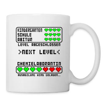 Chemielaborantin Ausbildung Beginn Baby Mädchen - Tasse - Weiß - Rechts