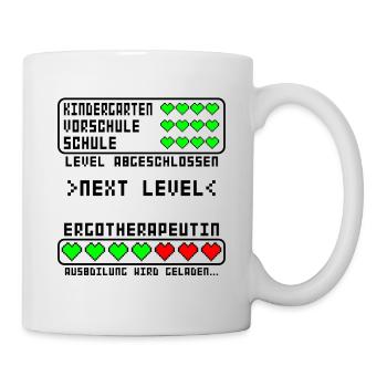 Ergotherapeutin Ergotherapie Ausbildung Beginn - Tasse - Weiß - Rechts