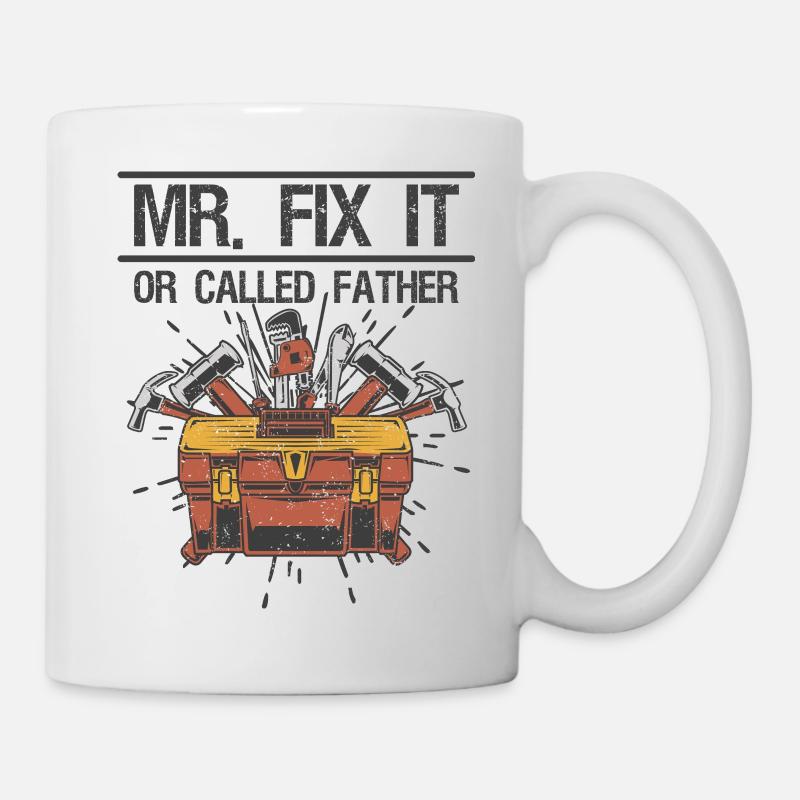 Mr Fix it - Tasse - Weiß