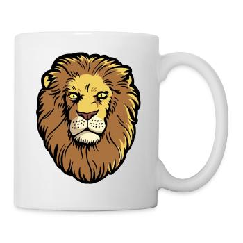 Lion - Mug blanc - blanc - Droite