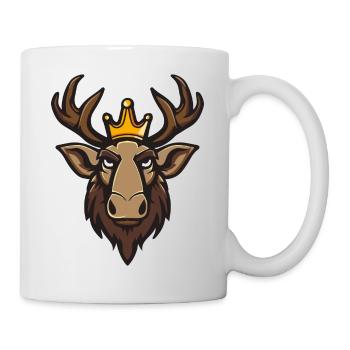 Moose Head Crown - Mug - white - Right