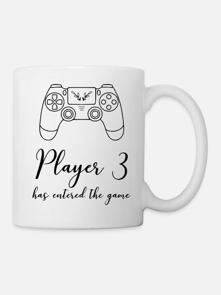 Babyparty, Jungsmama, Nachwuchs - Tasse - Weiß