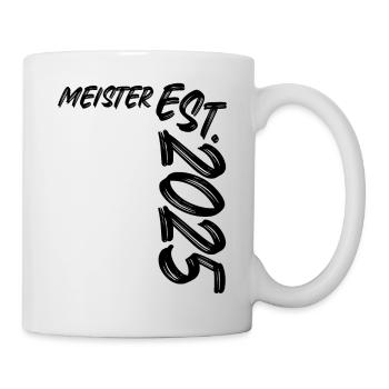 Meister Est. 2025 - Tasse - Weiß - Rechts