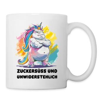 Licorne Licorne Magique, douce et irrésistible - Mug blanc - blanc - Droite
