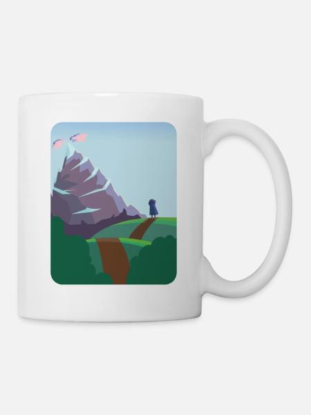 Aiming for the top - Mug - white