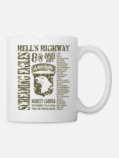 AVM 101st Airborne 80th Market Garden 2024 Grün - Tasse - Weiß