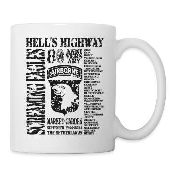 AVM 101st Airborne 80th Market Garden 2024 Black - Mug - white - Right