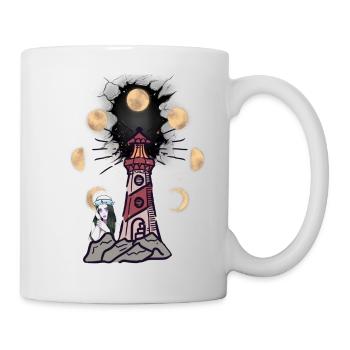 Lighthouse Lighthouses Maritime Sailor Girl - Mug - white - Right