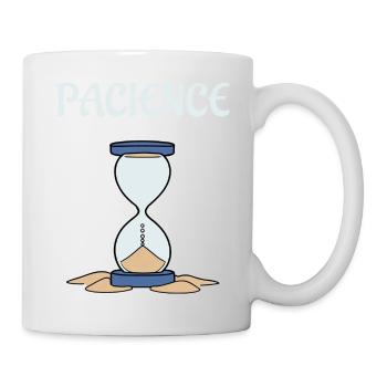 Sablier pacience - Mug blanc - blanc - Droite