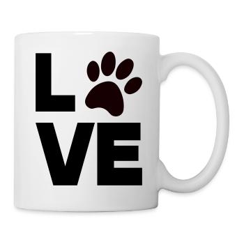 paw love - Mug - white - Right