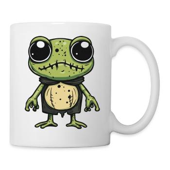 Frog Halloween Funny Zombie - Mug - white - Right