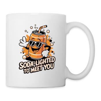 Soda-Lighted To Meet You - Mug - white - Right