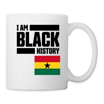 Monat der schwarzen Geschichte Ghana - Tasse - Weiß - Rechts
