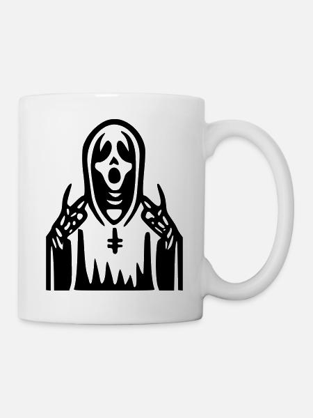 Schrei-Priester - Tasse - Weiß