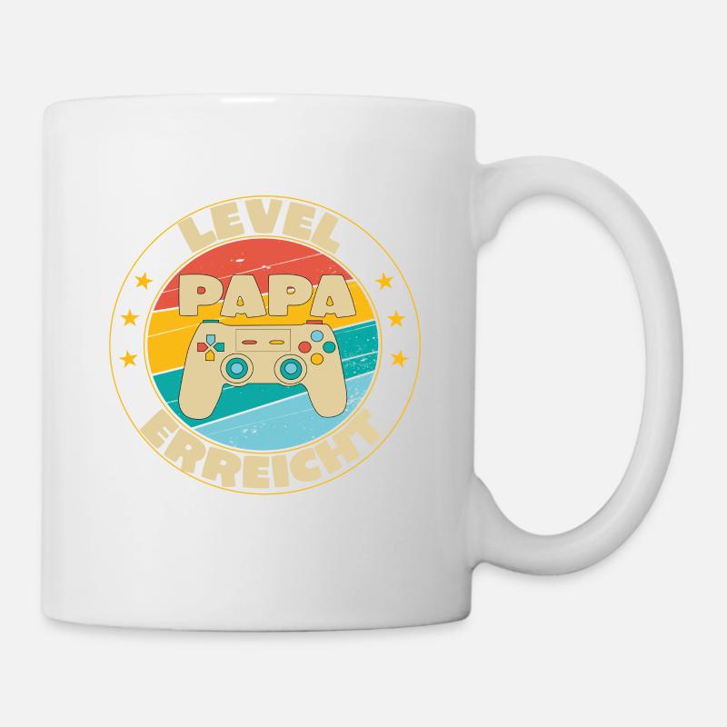 Papa Gamer - Tasse - Weiß