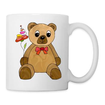 Teddy bear - Mug - white - Right
