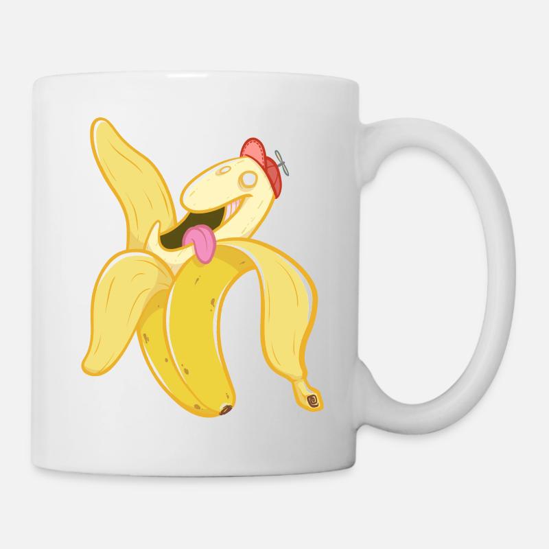 Happy Banana - Tasse - Weiß