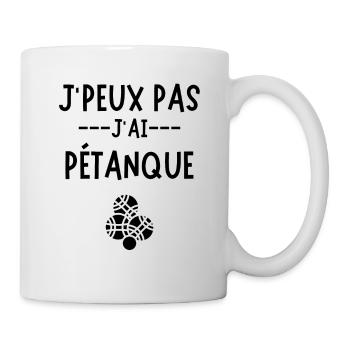 Humour pétanque - Mug blanc - blanc - Droite