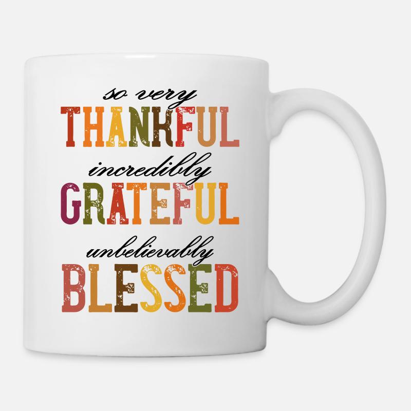 So very thankful - Mug - white