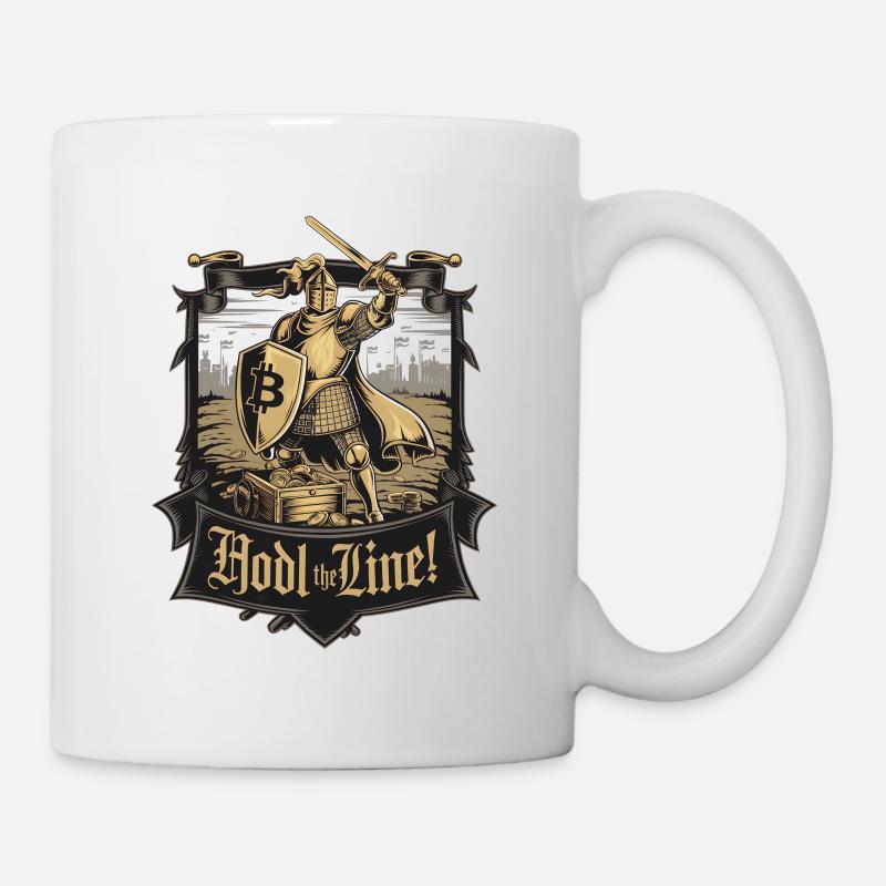 Hodl Die Linie! - Tasse - Weiß