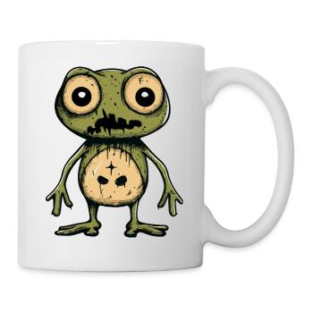 Frog Halloween Comic Funny - Mug - white - Right