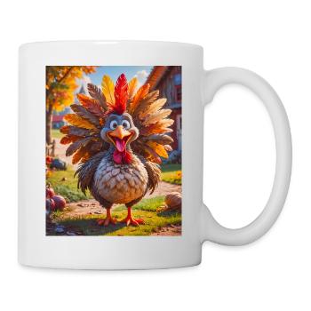 super cute birds around the world – Turkey - Mug - white - Right
