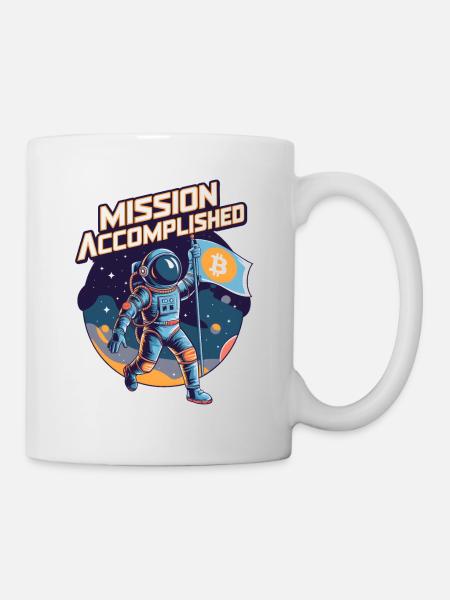 Mission erfüllt - Tasse - Weiß