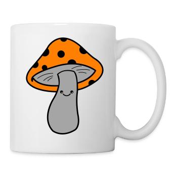 Pilz Mushroom - Tasse - Weiß - Rechts
