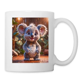 super süßes australisches Tier Down Under Koala Bär - Tasse - Weiß - Rechts