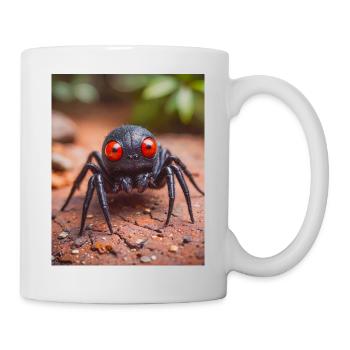 super süße australische Tier Redback Spinne - Tasse - Weiß - Rechts