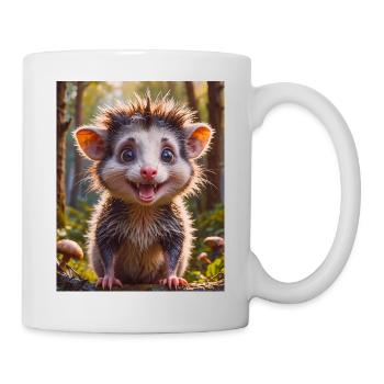 super süßes australisches Tier Down Under - Opossum - Tasse - Weiß - Rechts
