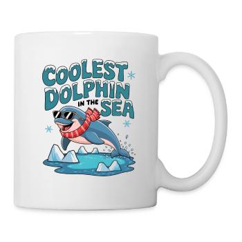 Coolest Dolphin In The Sea - Mug - white - Right