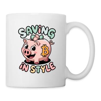 Saving In Style - Mug - white - Right