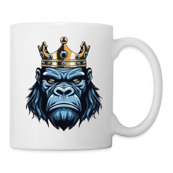 Gorilla Krone - Tasse - Weiß - Rechts