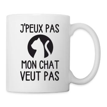 Chat mignon Ragdoll chaton doux - Mug blanc - blanc - Droite