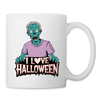 I love Halloween - Mug blanc - blanc - Droite