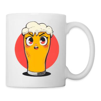 Manga-Bier - Tasse - Weiß - Rechts