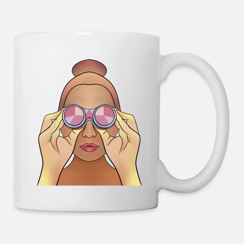Jumelles - Mug blanc - blanc