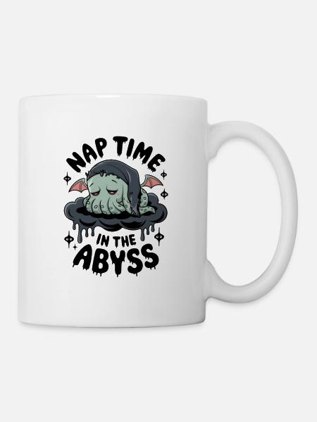 L’heure de la sieste dans l’abîme - Mug blanc - blanc