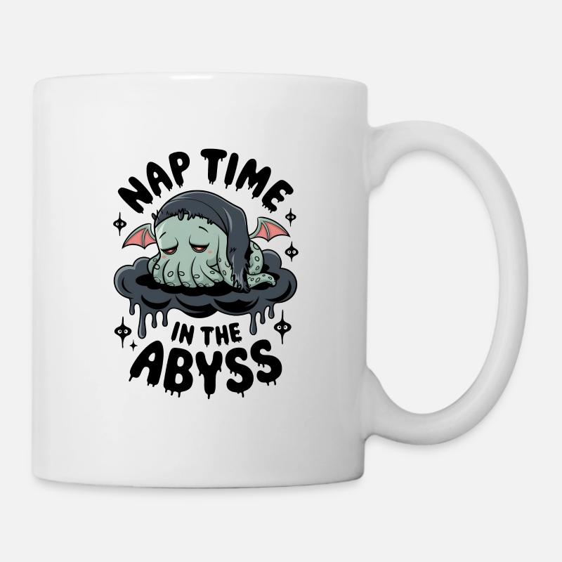 L’heure de la sieste dans l’abîme - Mug blanc - blanc