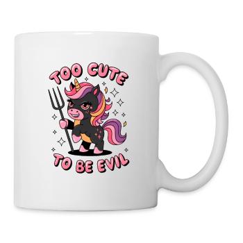 Trop mignon pour être méchant - Mug blanc - blanc - Droite
